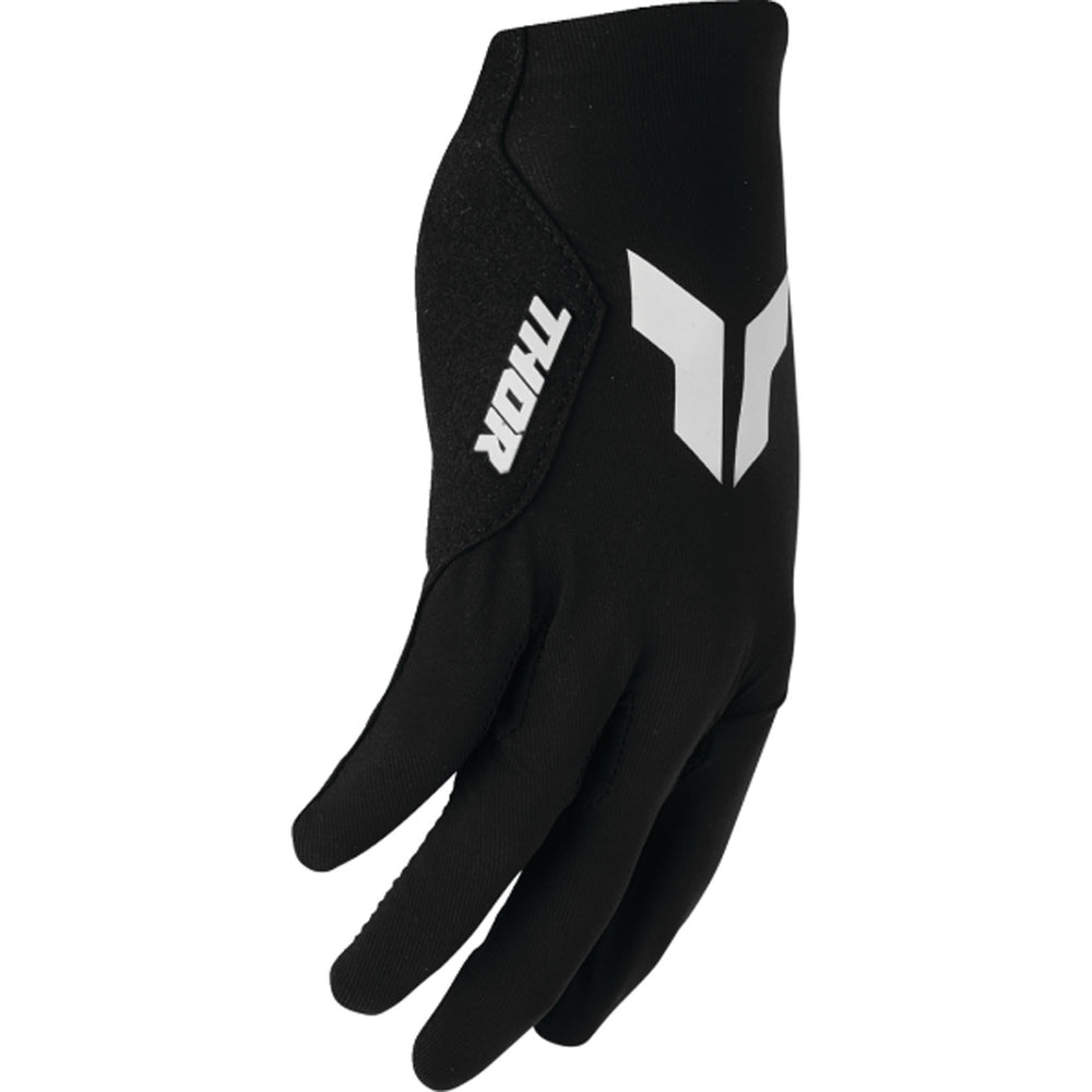 THOR SPORTMODE Iconic Gloves Black - Side Back of Hand View
