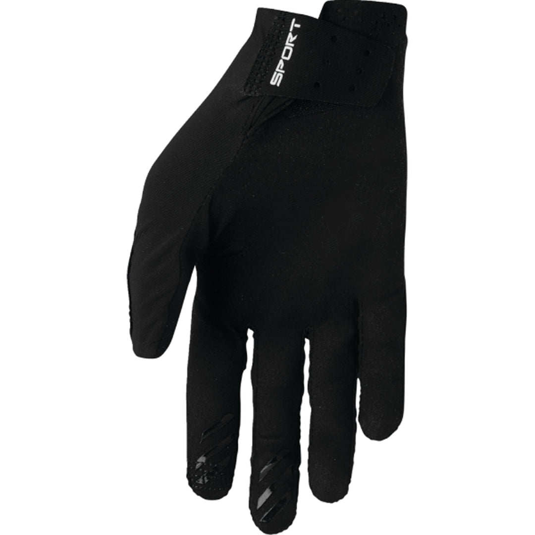 THOR SPORTMODE Iconic Gloves Black - Palm View