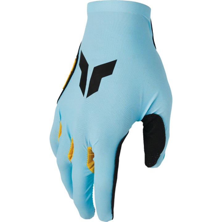 THOR SPORTMODE Iconic Gloves Blue - Back of Hand View