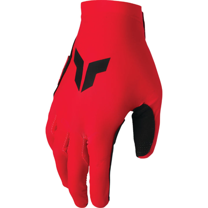 THOR SPORTMODE Iconic Gloves Red - Back of Hand View
