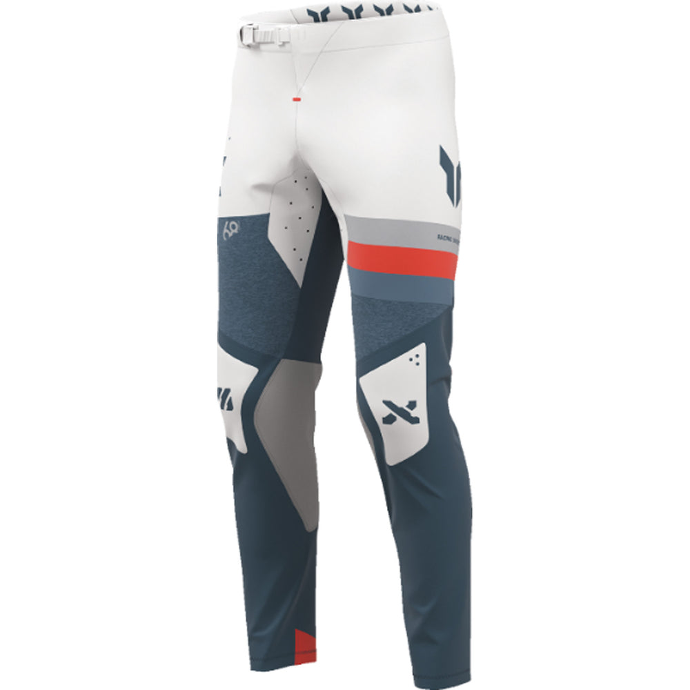THOR SPORTMODE League Pants Blue/White - Front Left Side View