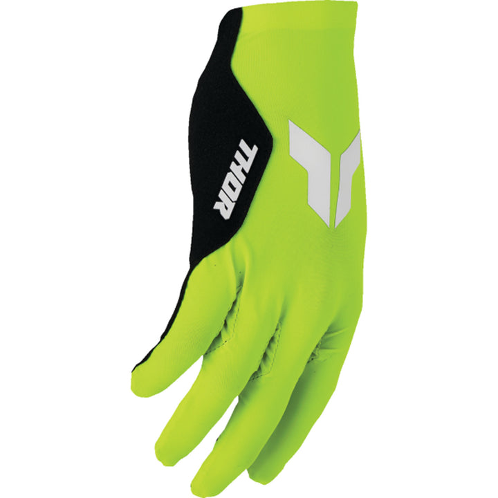 THOR SPORTMODE Riot Gloves Acid - Side Back of Hand View