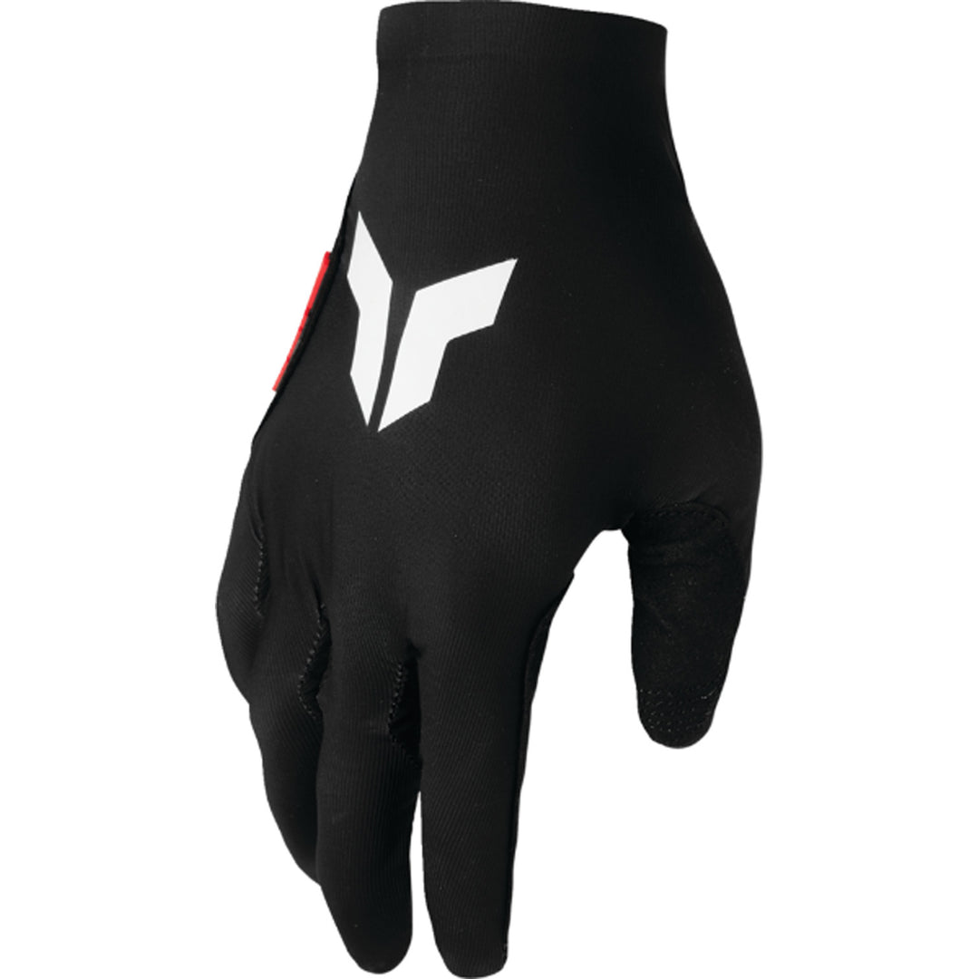 THOR SPORTMODE Riot Gloves Black - Back of Hand View