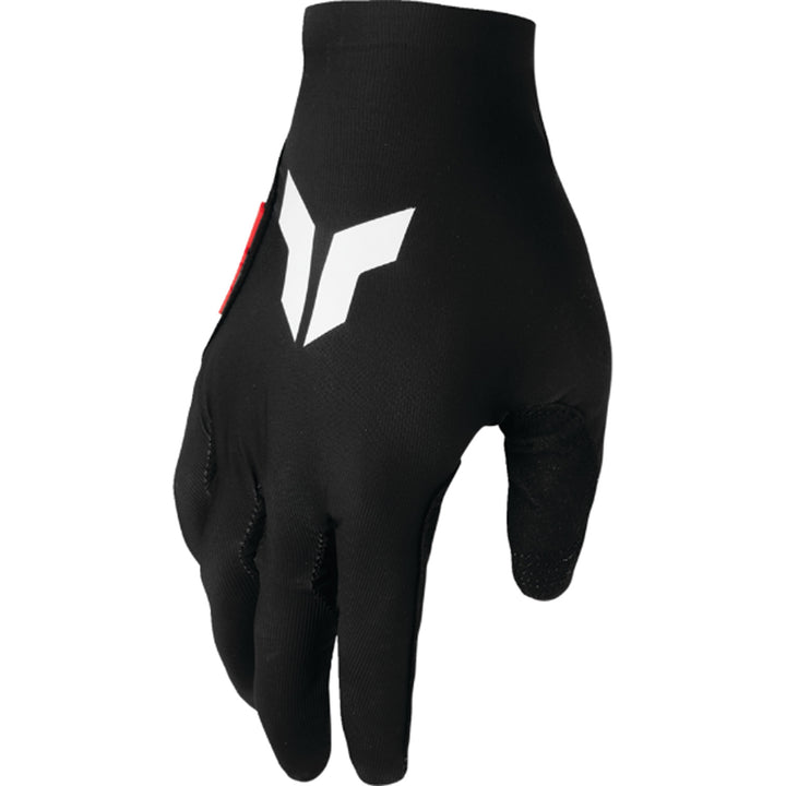 THOR SPORTMODE Riot Gloves Black - Back of Hand View