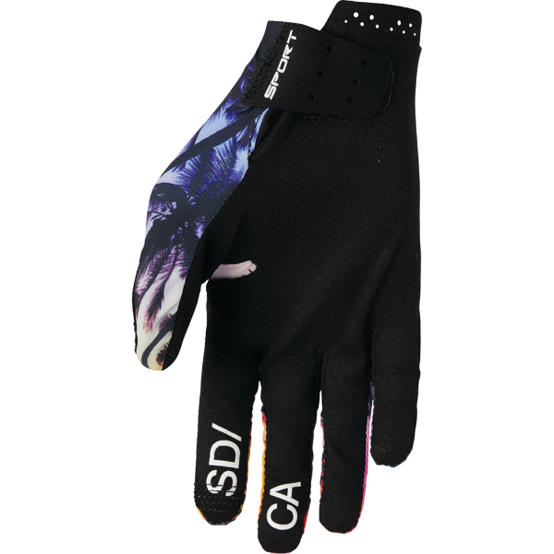 THOR SPORTMODE SD Gloves Black - Palm View