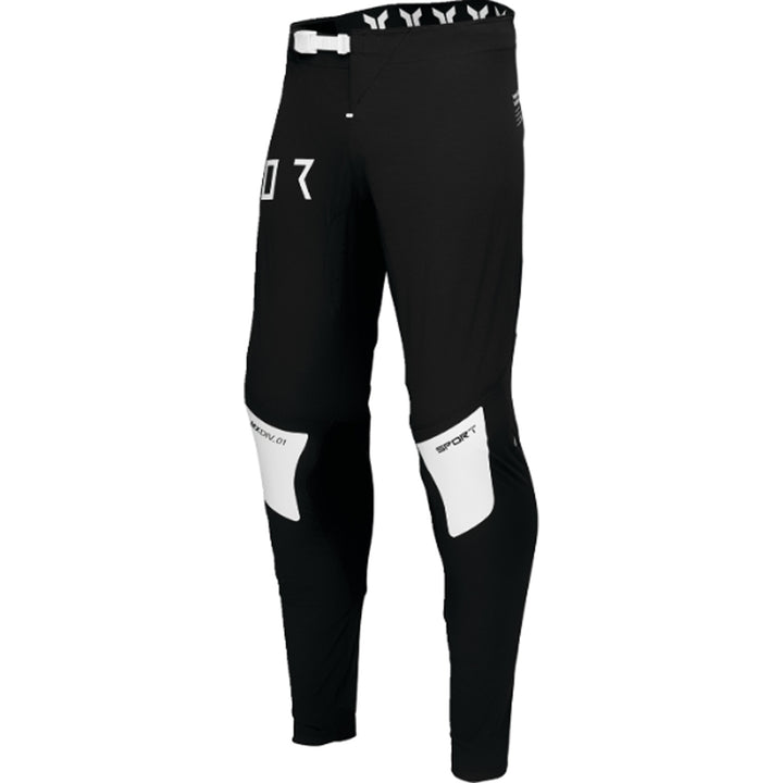 THOR SPORTMODE Strike Pants Black - Front Left Side View
