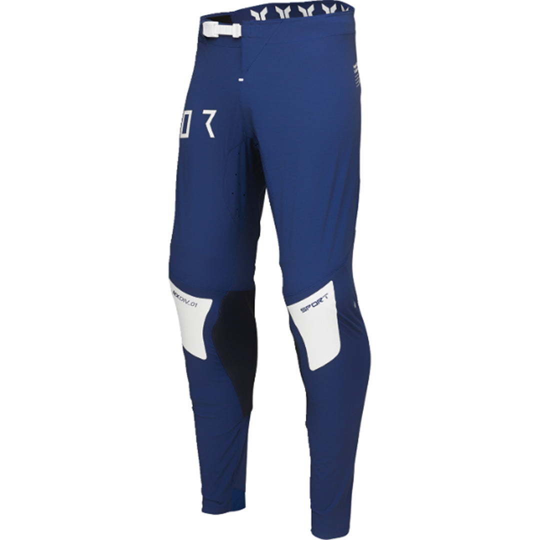 THOR SPORTMODE Strike Pants Navy - Front Left Side View