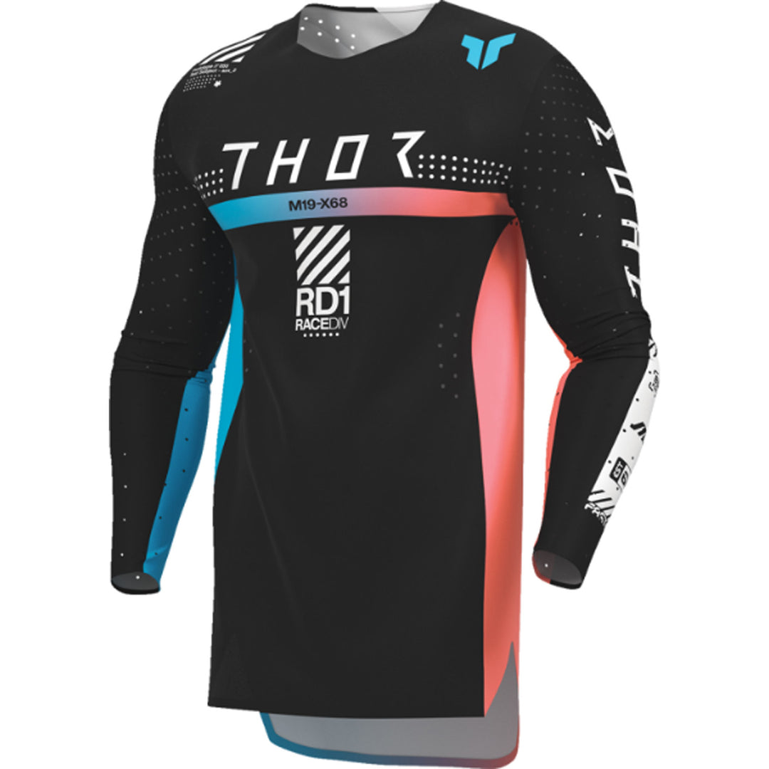 THOR SPORTMODE Synth Jersey Black - Front Left Side View