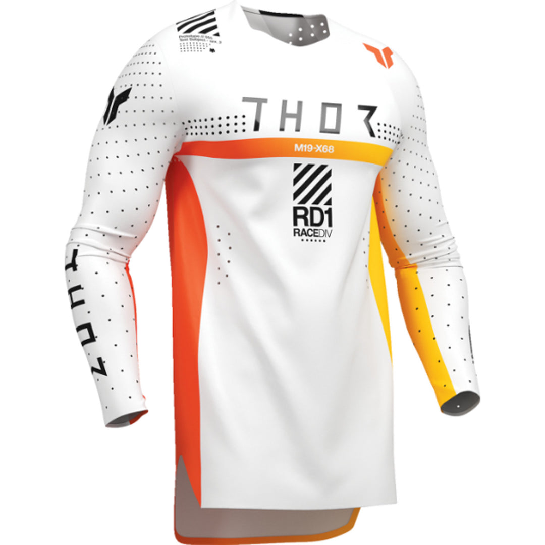 THOR SPORTMODE Synth Jersey White - Front Right Side View