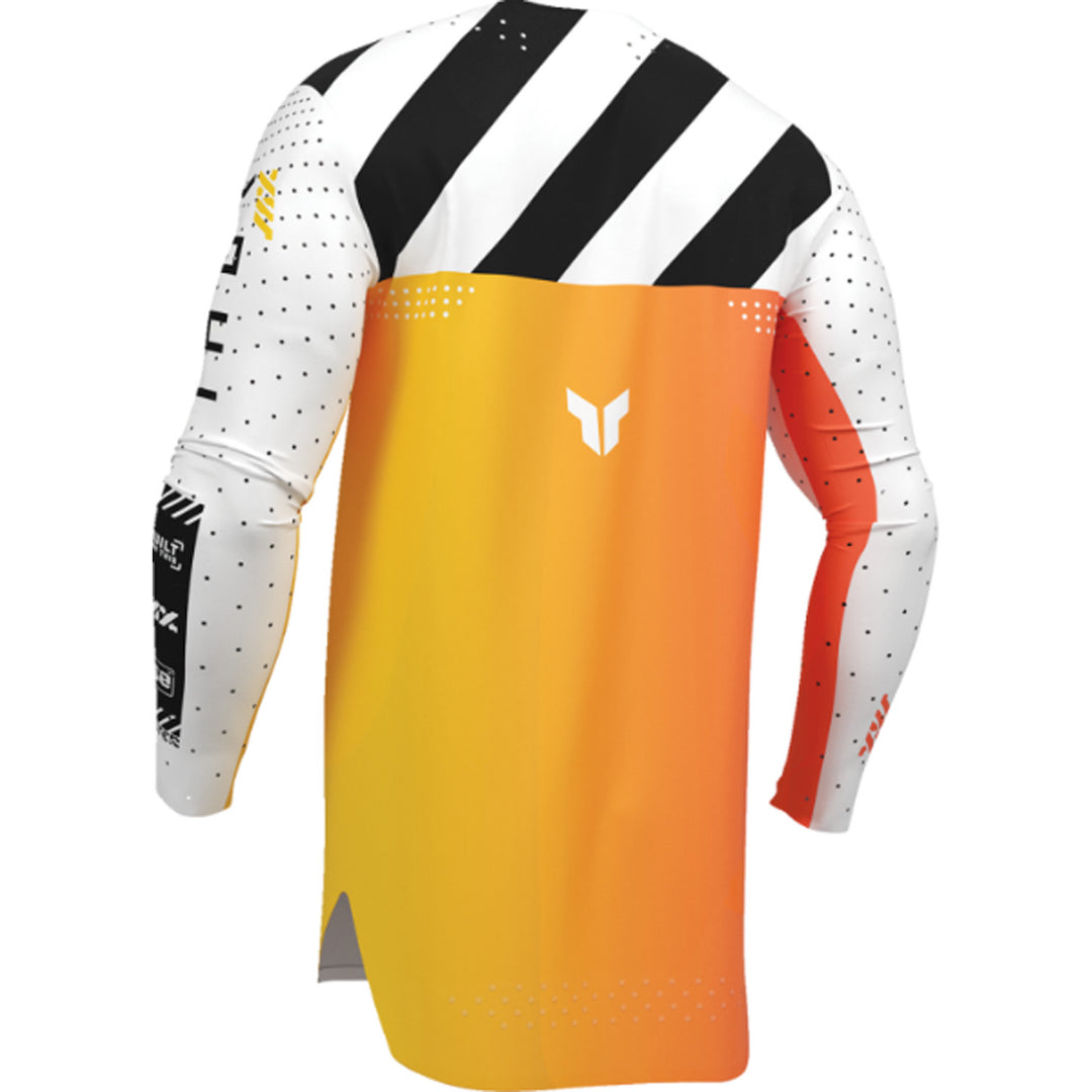 THOR SPORTMODE Synth Jersey White - Rear Left Side View