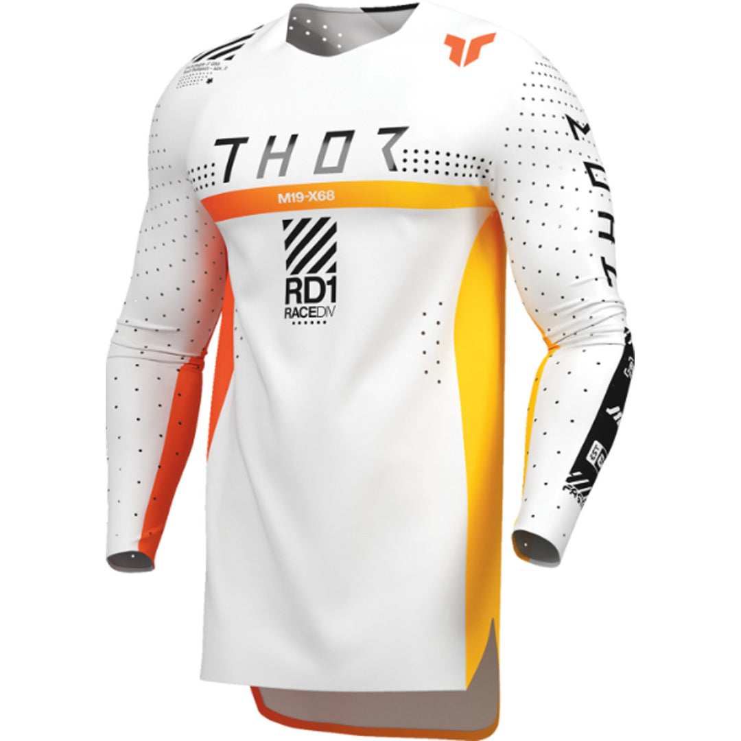 THOR SPORTMODE Synth Jersey White - Front Left Side View