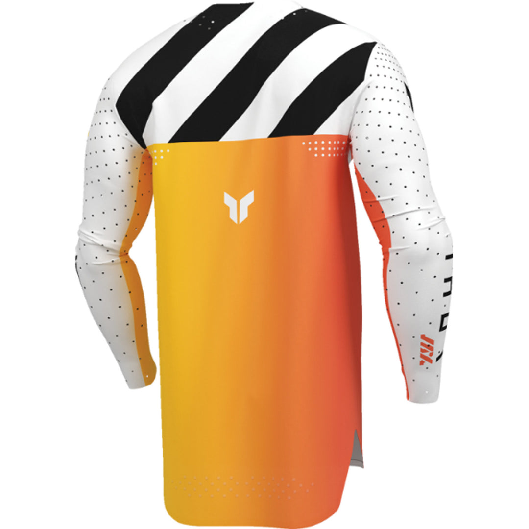 THOR SPORTMODE Synth Jersey White - Rear Right Side View