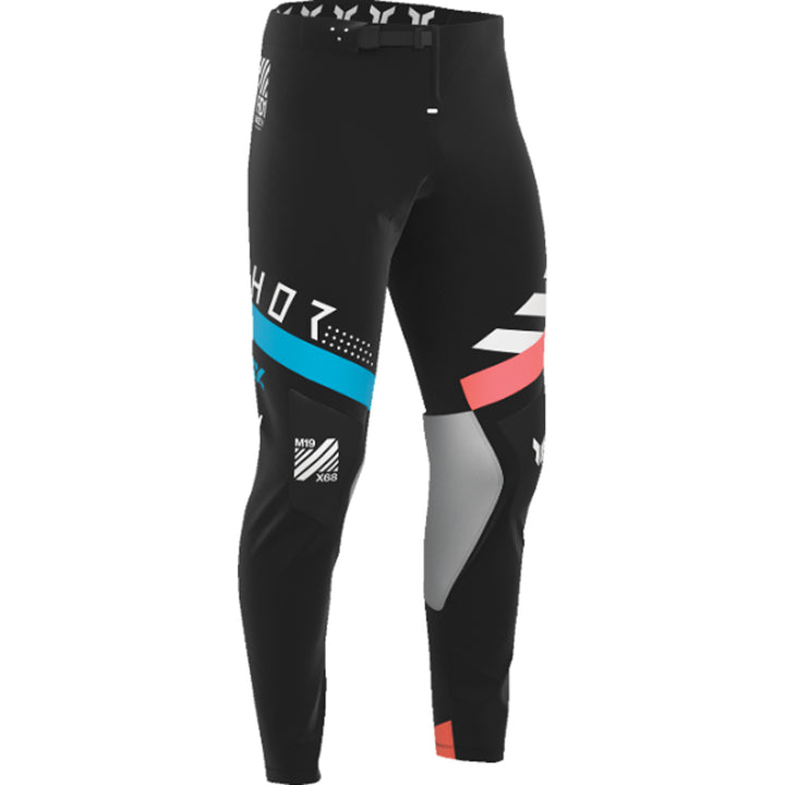 THOR SPORTMODE Synth Pants Black - Front Right Side View