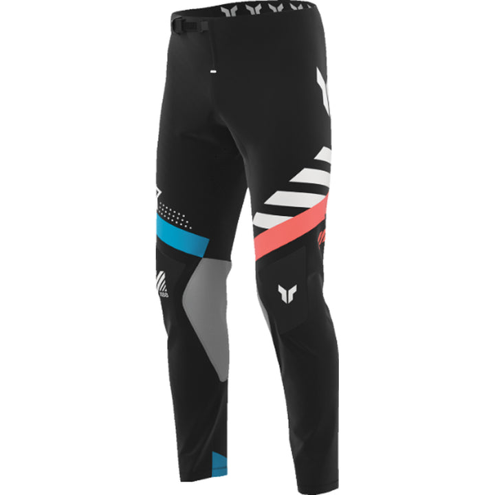 THOR SPORTMODE Synth Pants Black - Front Left Side View