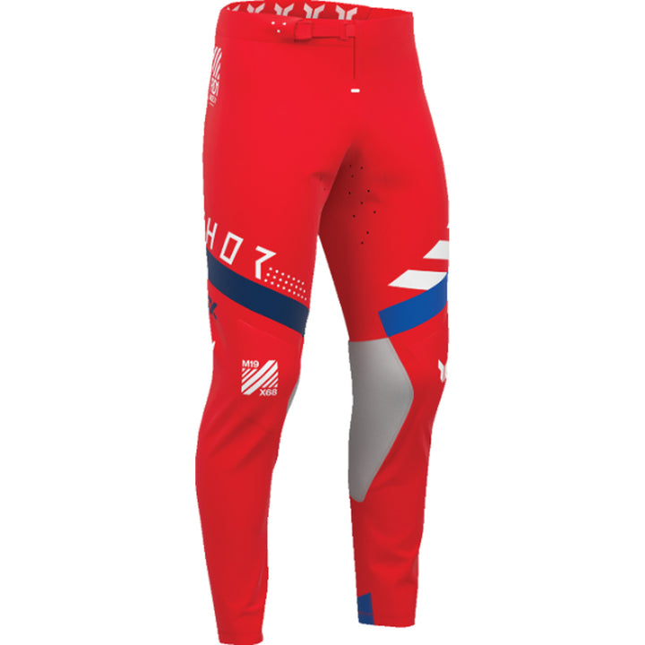 THOR SPORTMODE Synth Pants Red - Front Right Side View