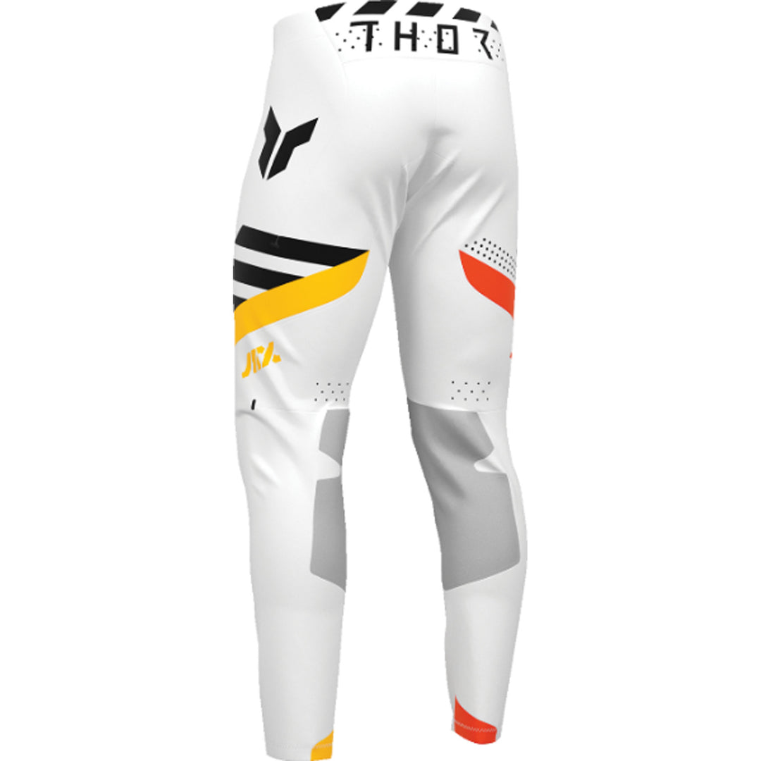 THOR SPORTMODE Synth Pants White - Rear Left Side View