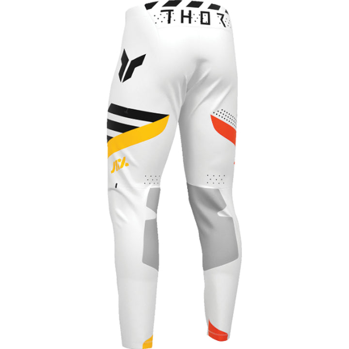THOR SPORTMODE Synth Pants White - Rear Left Side View