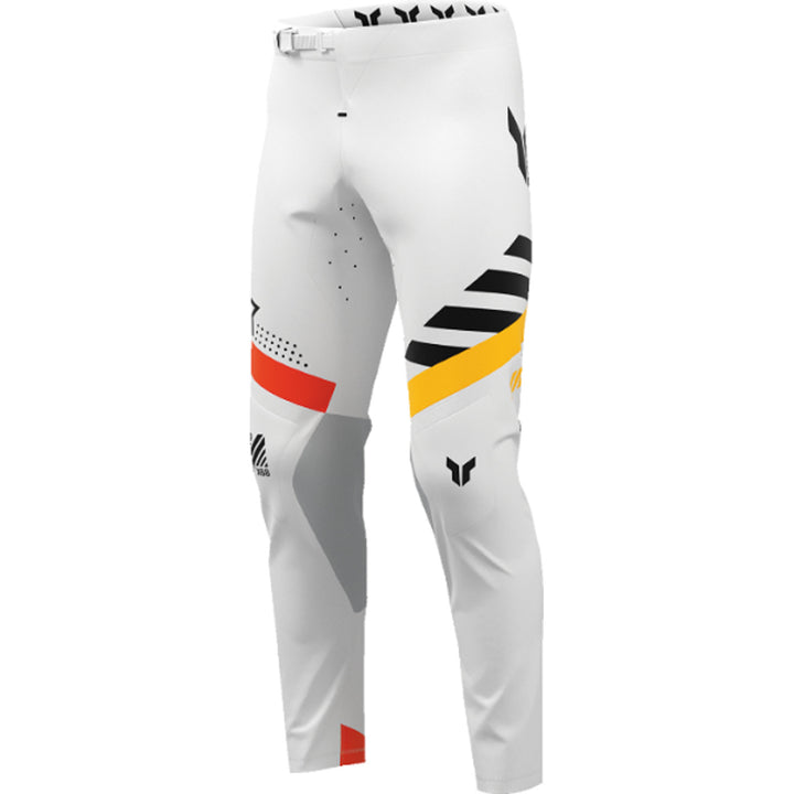THOR SPORTMODE Synth Pants White - Front Left Side View