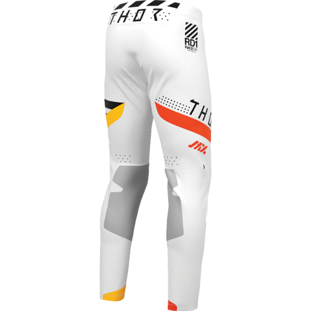 THOR SPORTMODE Synth Pants White - Rear Right Side View