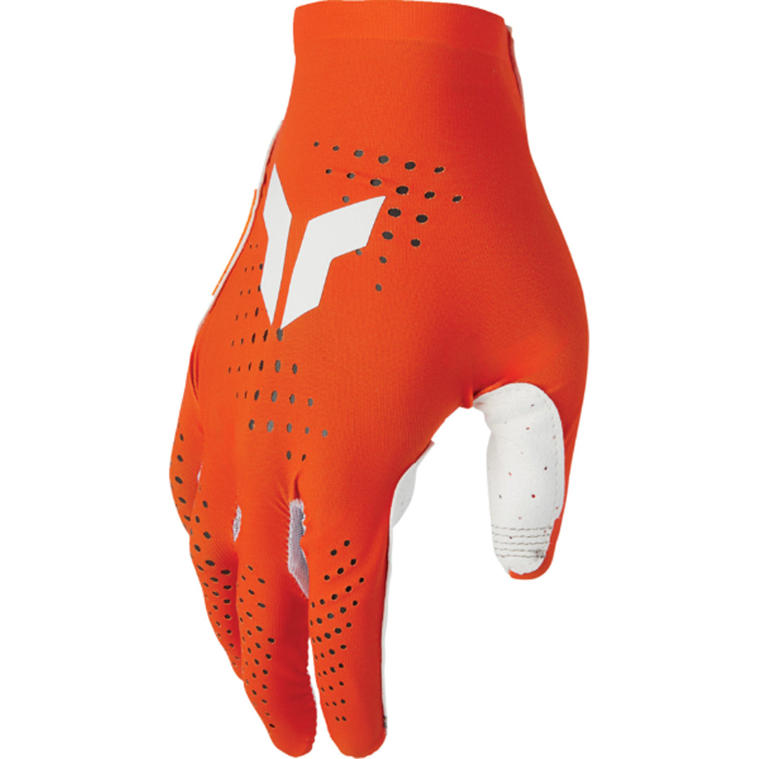 THOR SPORTMODE Vented Gloves Orange - Back of Hand View