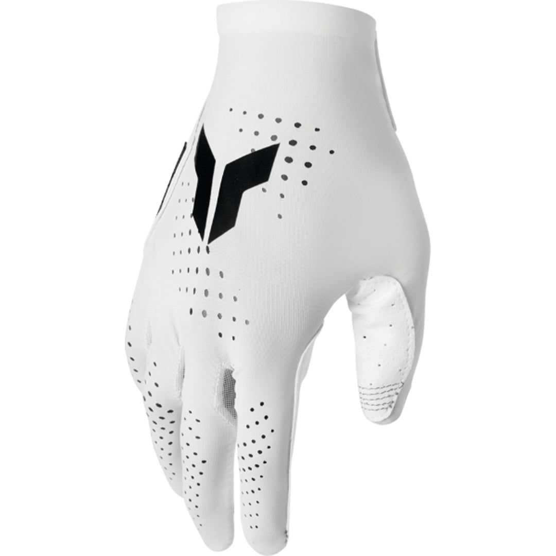 THOR SPORTMODE Vented Gloves White - Back of Hand View