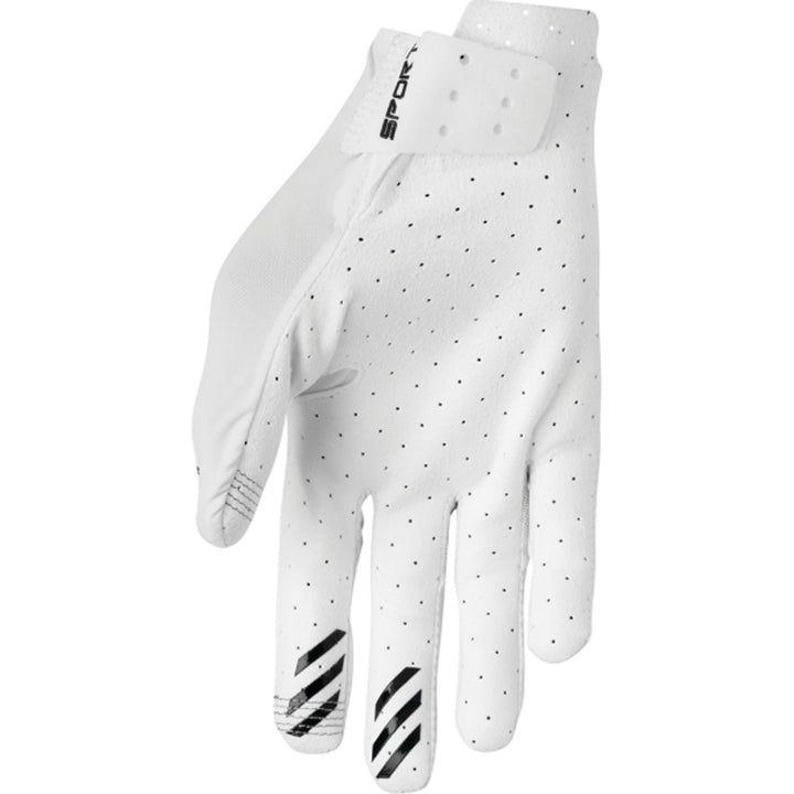 THOR SPORTMODE Vented Gloves White - Palm View