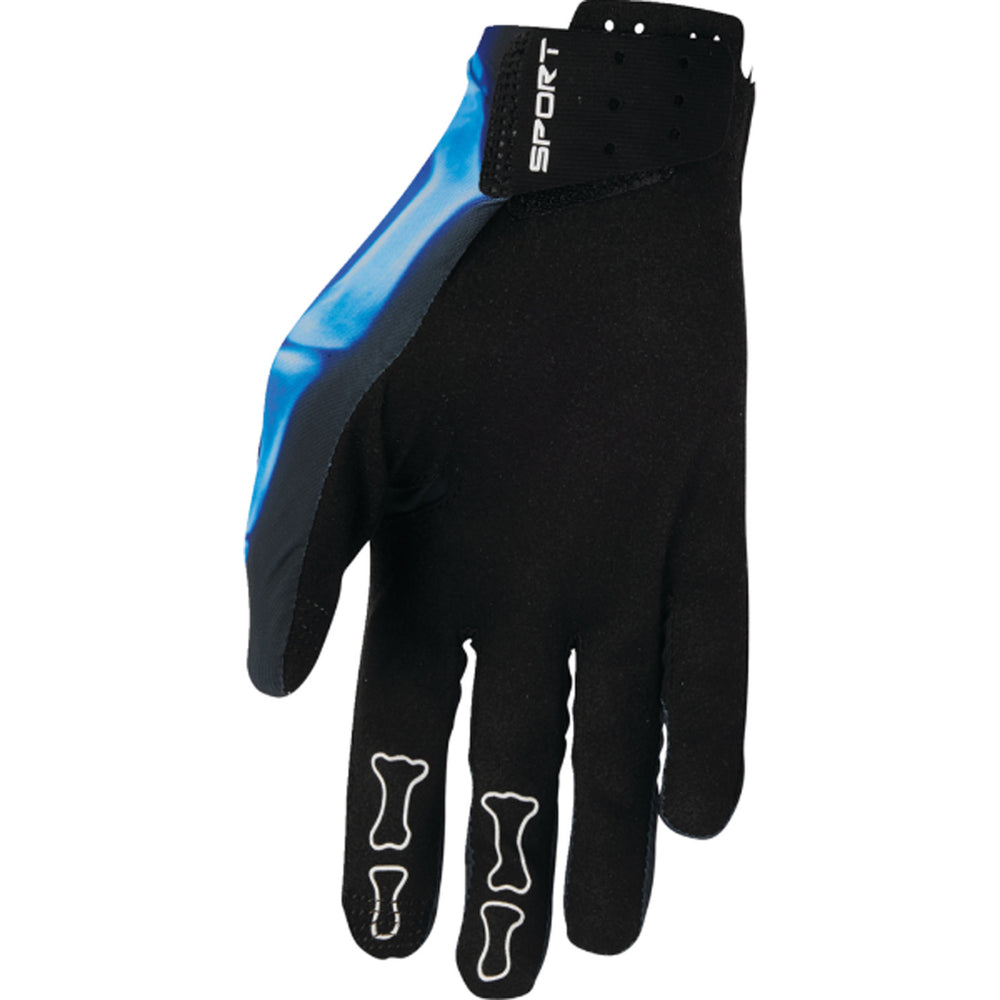 THOR SPORTMODE X-Ray Gloves Black - Palm View