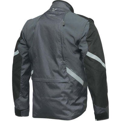 THOR Terrain Jacket Charcoal - Rear View