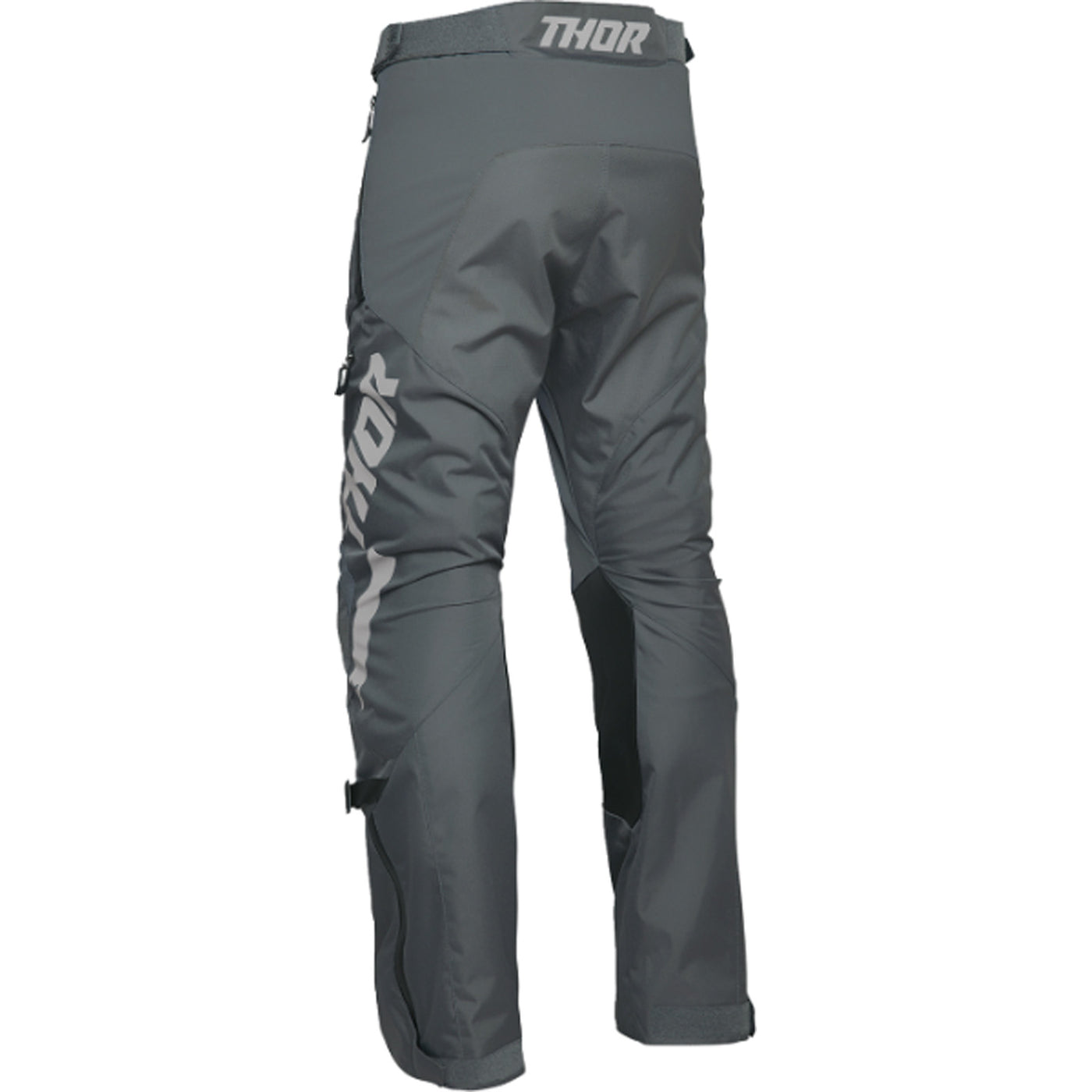 THOR Terrain Over-the-Boot Pants Charcoal - Rear View