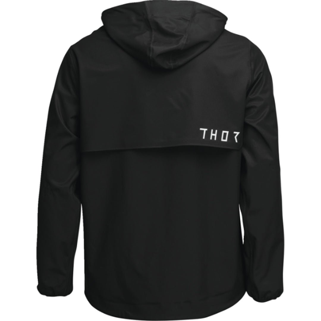 THOR Unit Light Shell Jacket Black - Rear View