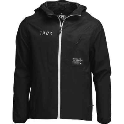 THOR Unit Light Shell Jacket Black - Front View