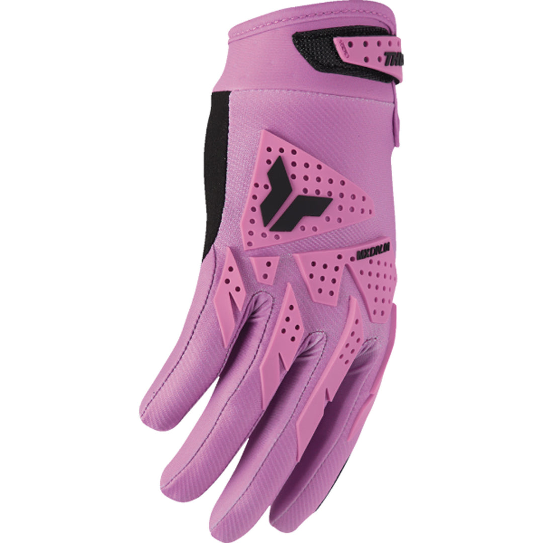 THOR Women's LAUNCHMODE XP Gloves Orchid - Side Back of Hand View