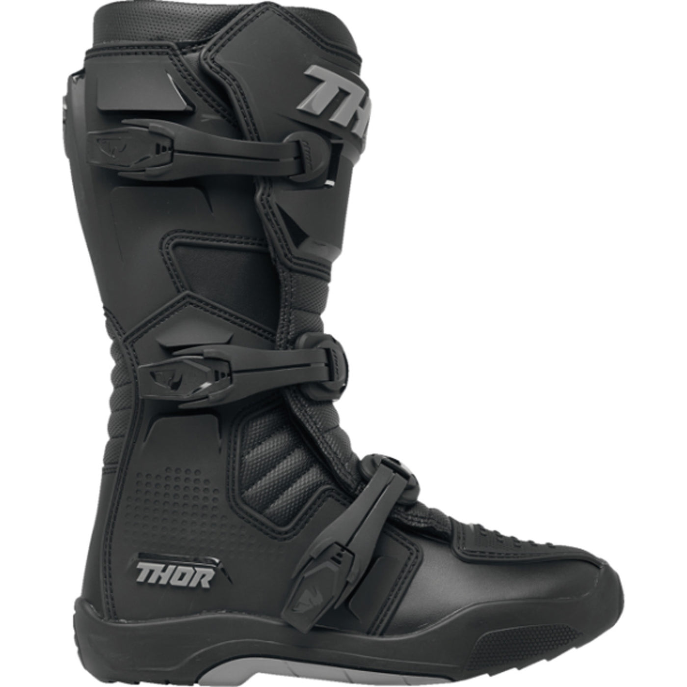 THOR Women's Blitz XR Boots Black/Gray - Outer Side View