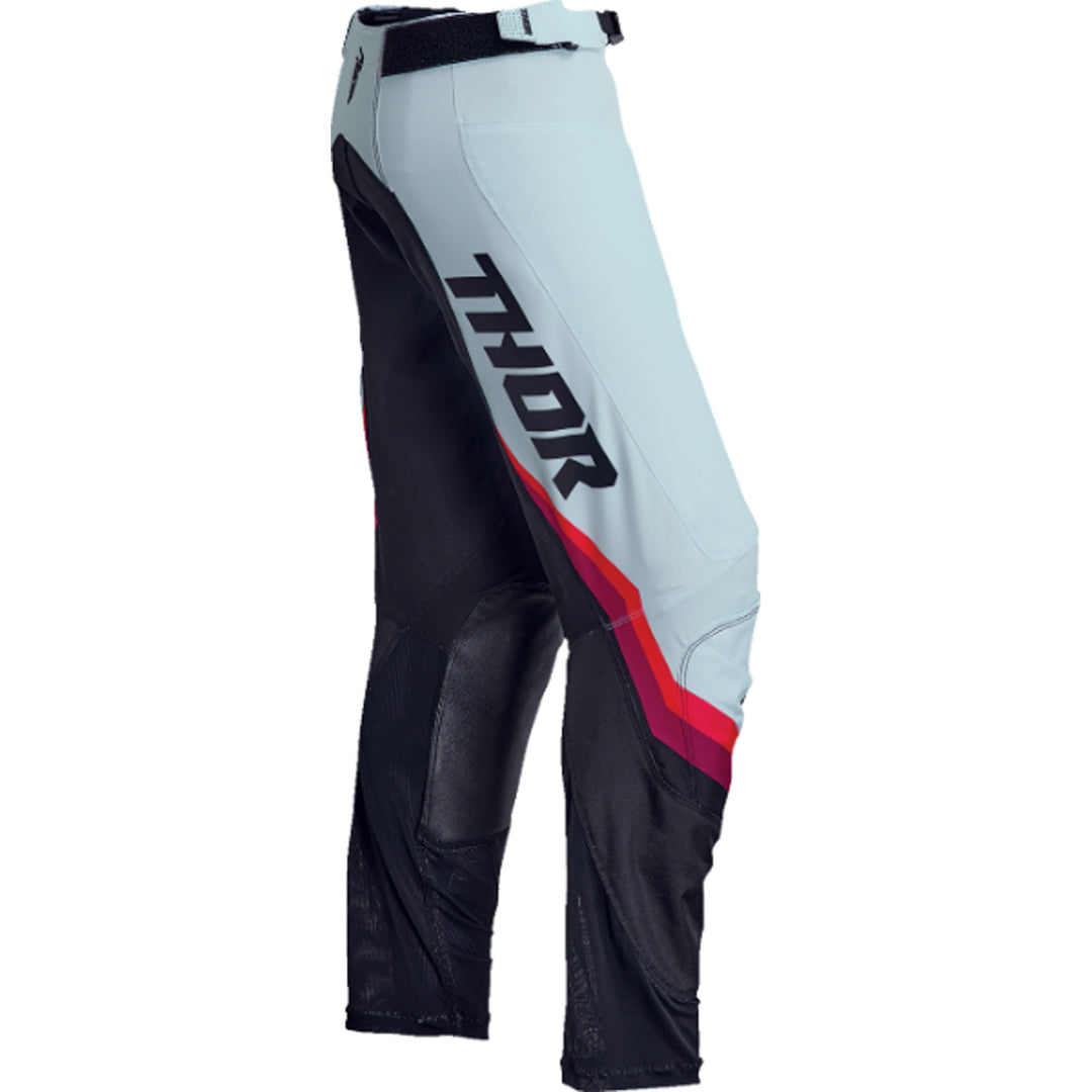 THOR Women's Pulse REV Pants Black/Mint - Side View