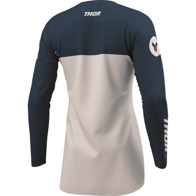 THOR Women's RIDEMODE Menace Jersey Midnight/Dust - Rear Right Side View
