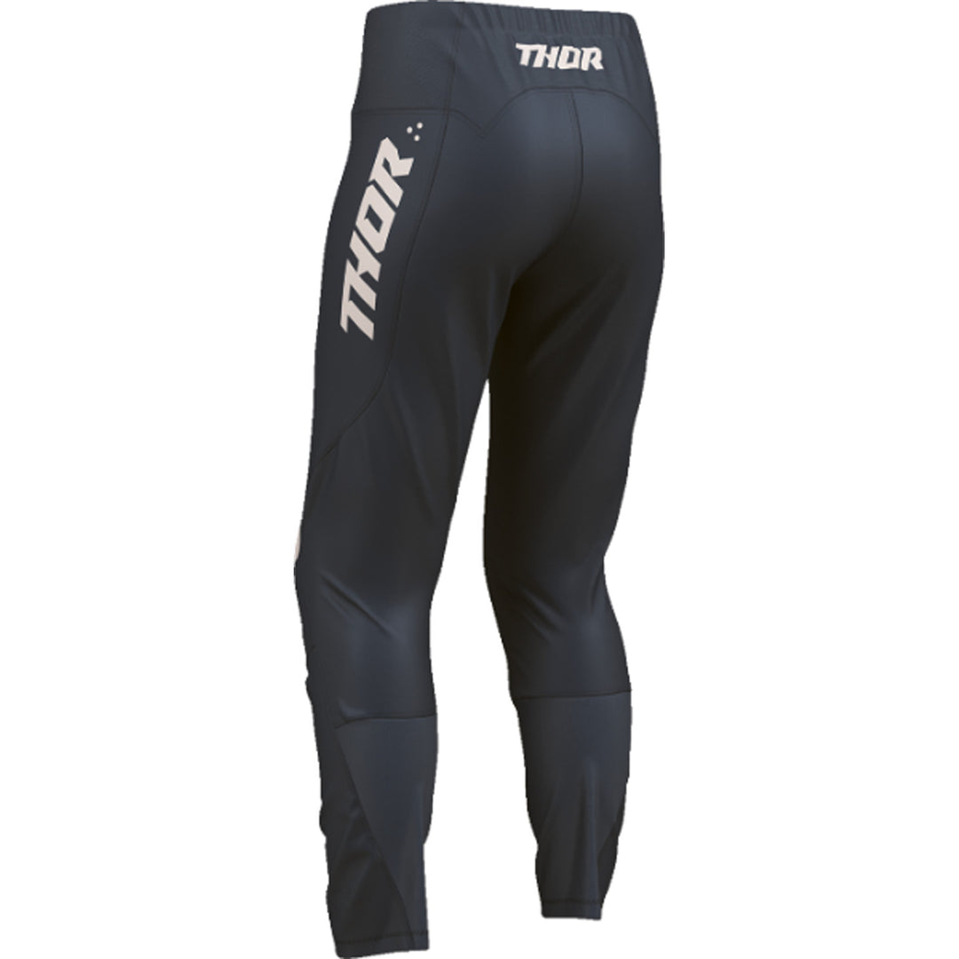 THOR Women's RIDEMODE Menace Pants Midnight/Dust - Rear Left Side View