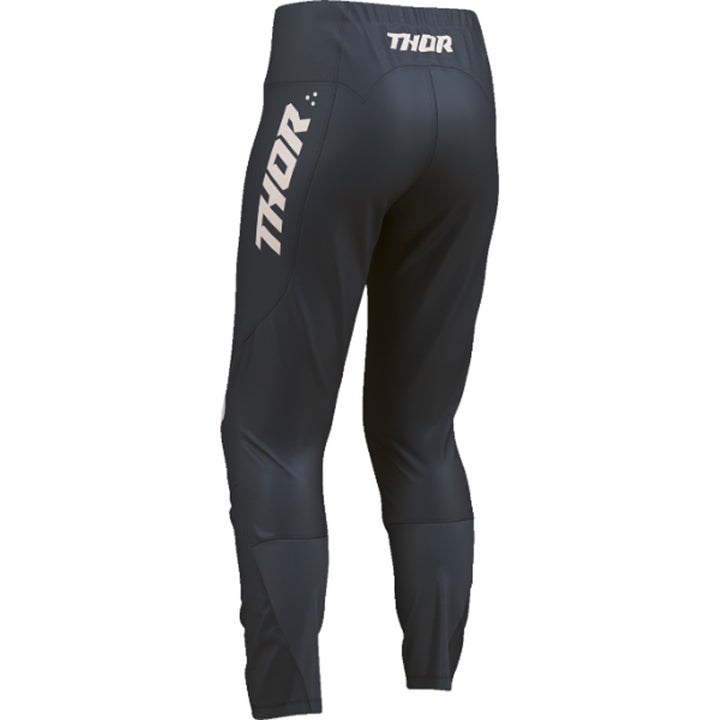 THOR Women's RIDEMODE Menace Pants Midnight/Dust - Rear Left Side View