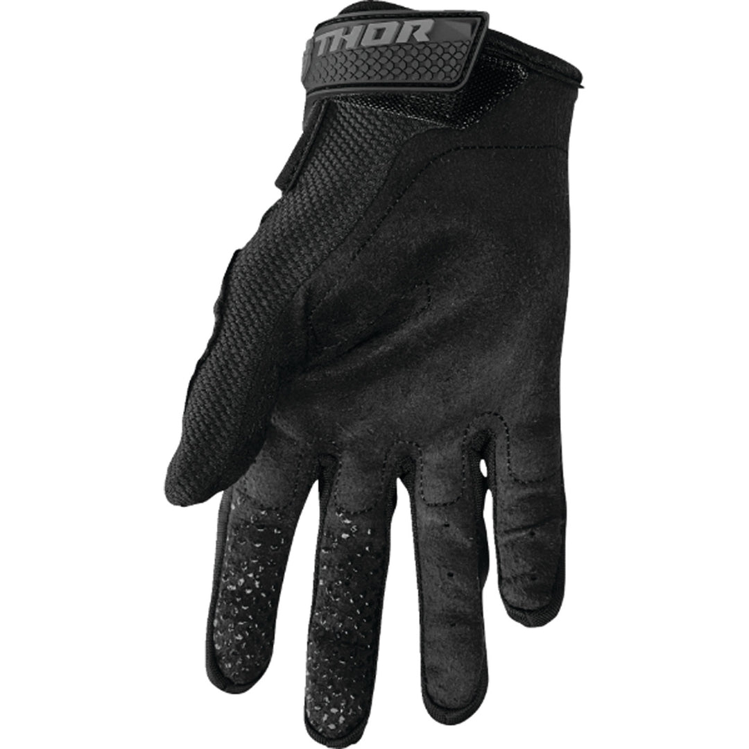 THOR Women's Sector Gloves Black/Gray - Palm View