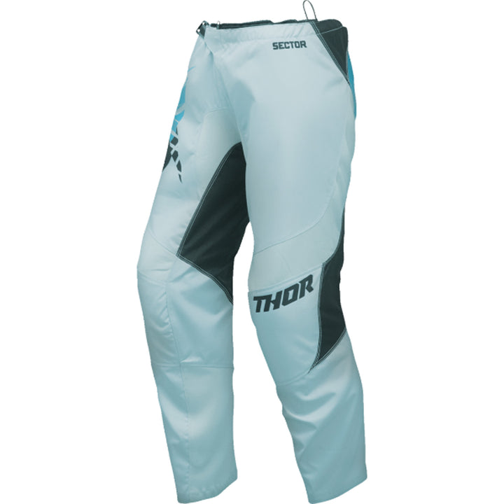 THOR Women's Sector Split Pants Black/Blue - Front View