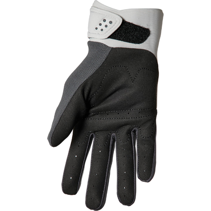 THOR Women's Spectrum Gloves Light Gray/Charcoal - Palm View