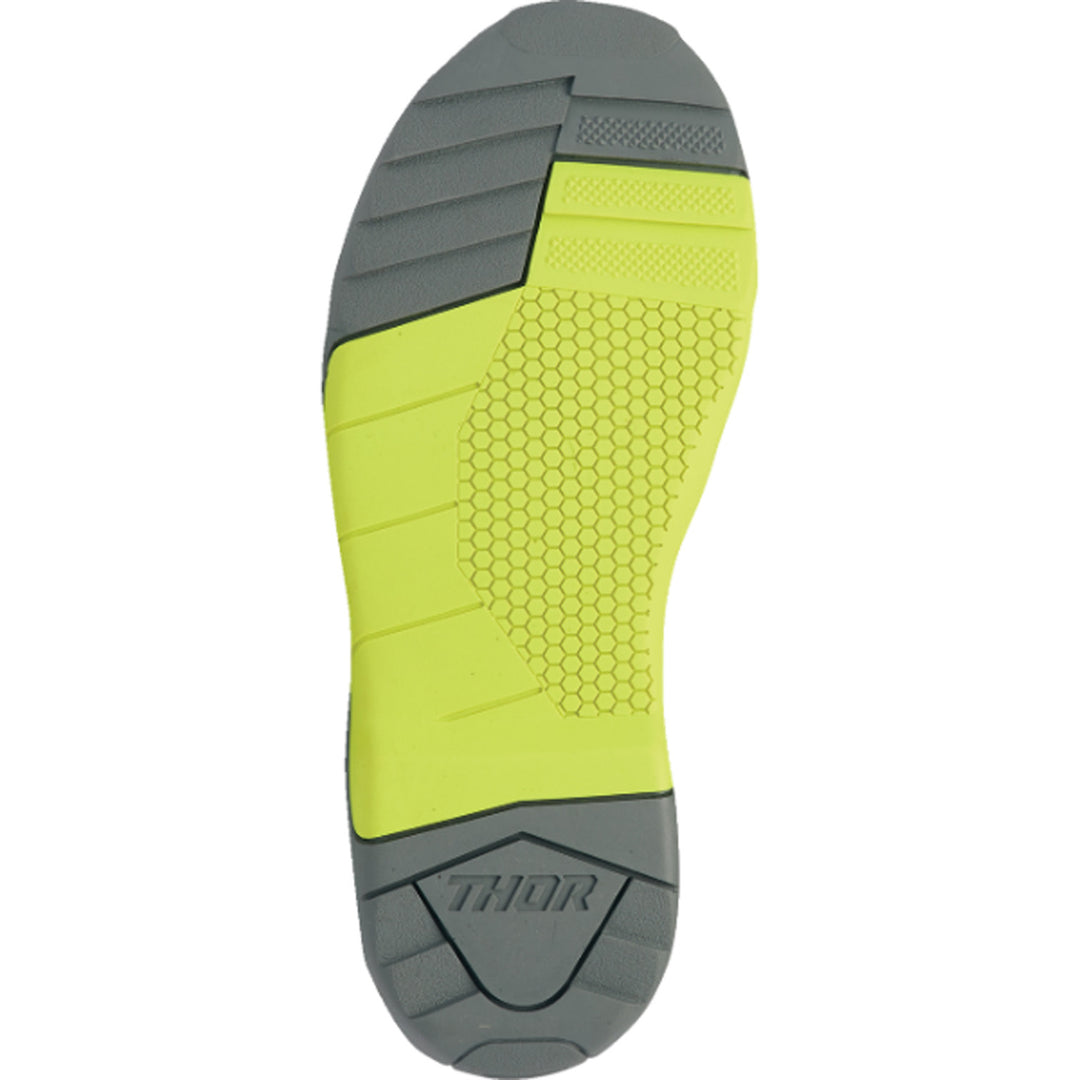 THOR Youth Blitz XR Boots Gray/Charcoal - Sole View