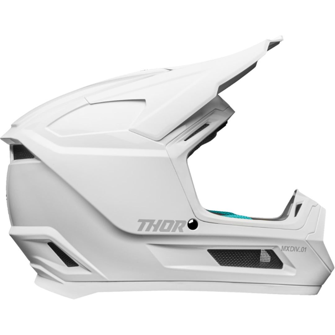 THOR Youth Fleet Whiteout Helmet - Side View