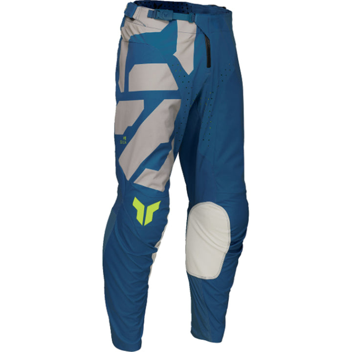 THOR Youth LAUNCHMODE Forge Pants Blue - Front View