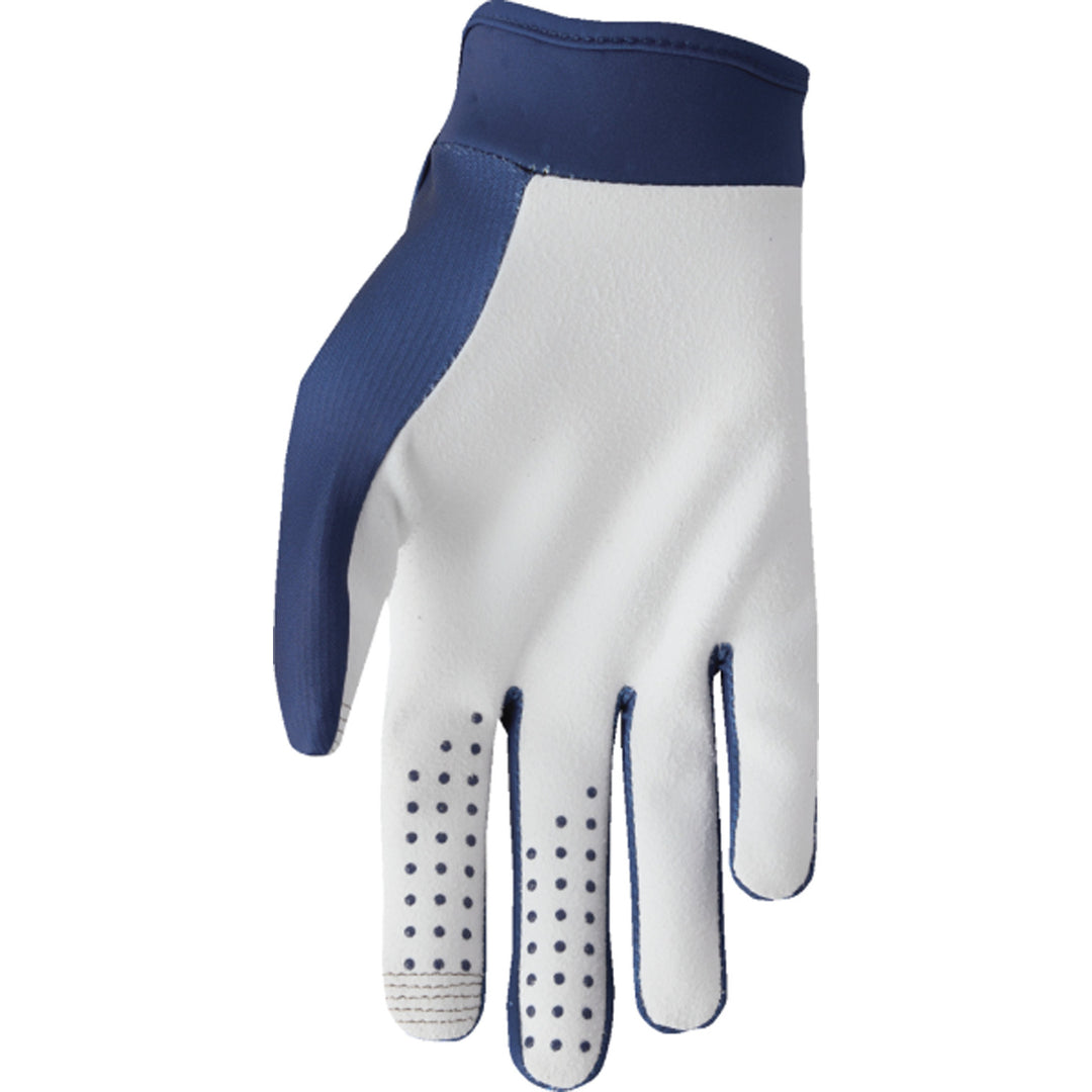 THOR Youth LAUNCHMODE Split Gloves Navy - Palm View