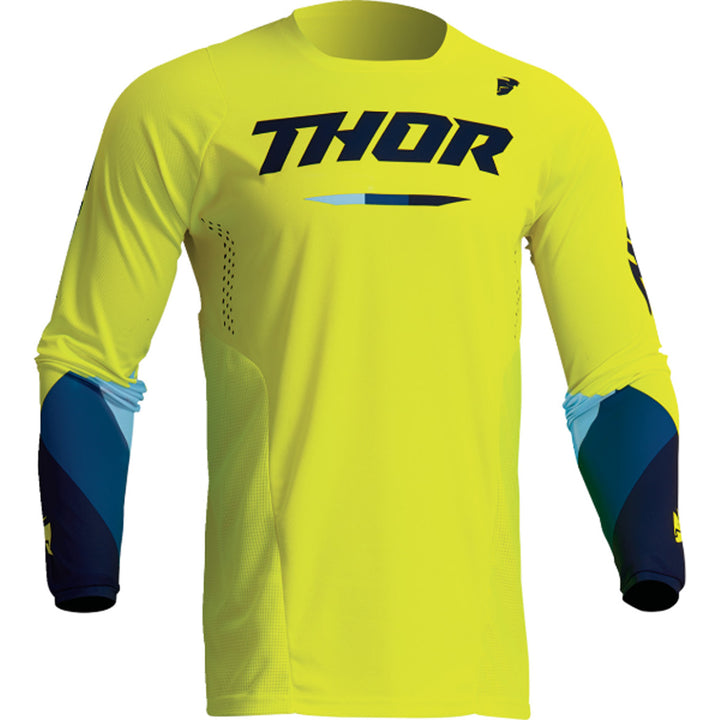 THOR Youth Pulse Tactic Jersey Acid - Front View