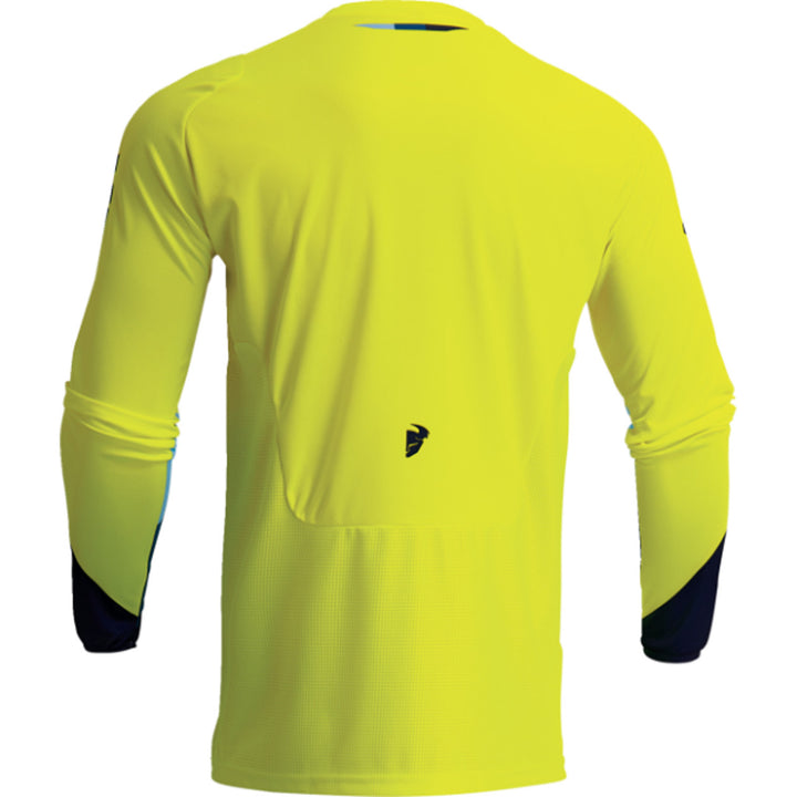 THOR Youth Pulse Tactic Jersey Acid - Rear View