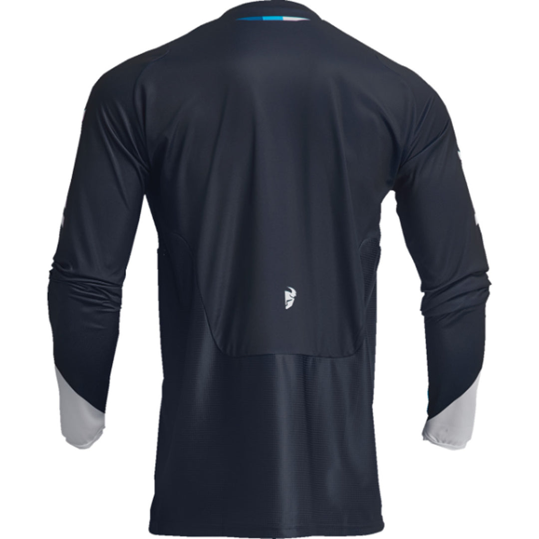 THOR Youth Pulse Tactic Jersey Midnight - Rear View