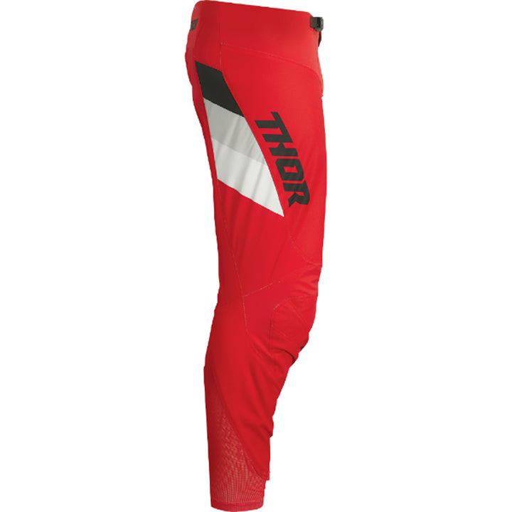 THOR Youth Pulse Tactic Pants Red - Side View