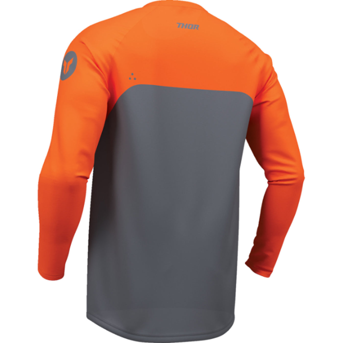 THOR Youth RIDEMODE Menace Jersey Charcoal - Rear Left Side View