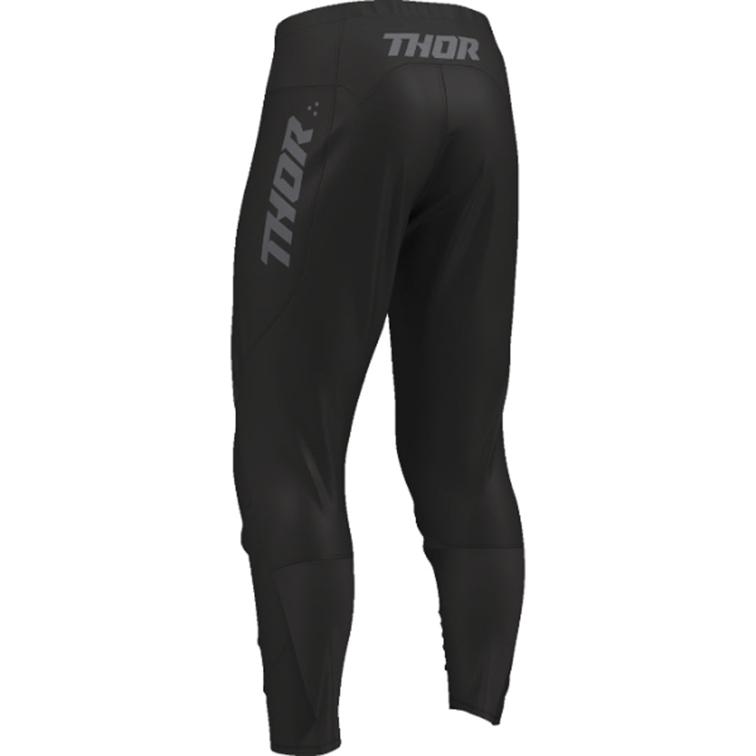 THOR Youth RIDEMODE Menace Pants Black - Rear Left Side View